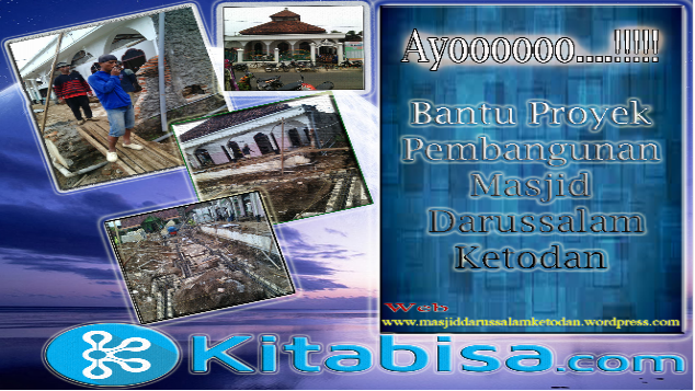 Berdonasi untuk Pembangunan Masjid Darussalam
