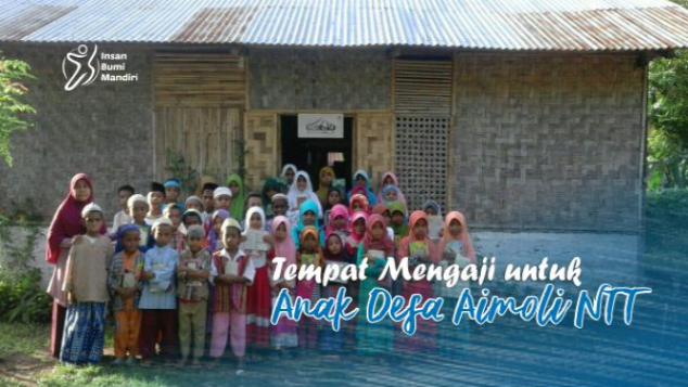TEMPAT MENGAJI UNTUK ANAK DESA AIMOLI NTT