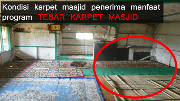 Gelar Karpet Masjid untuk 100 Masjid di Pelosok