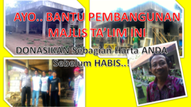 Bantu Rumah Ibadah dan Pesantren ini
