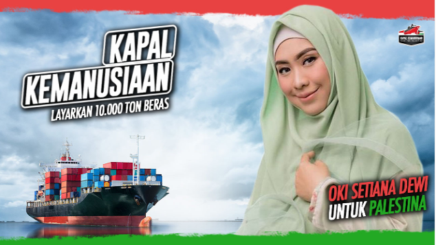 Oki Setiana Dewi untuk Kapal Kemanusiaan
