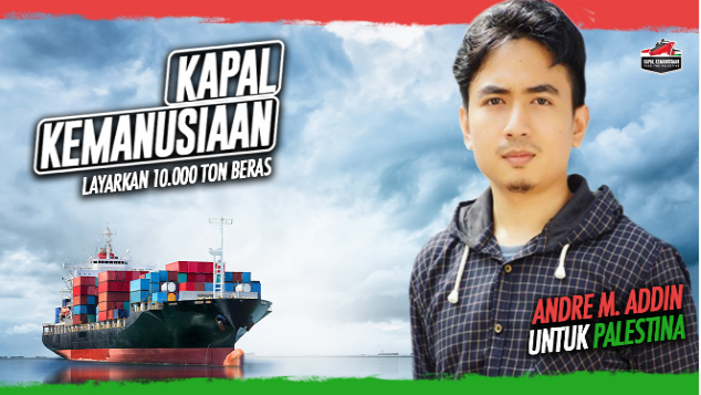 Andre M Addin untuk Kapal Kemanusiaan