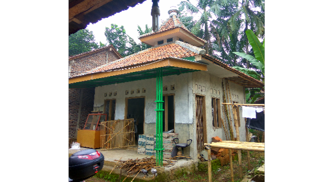 Pembangunan Mushola yg terhenti karena biaya