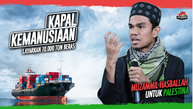 Muzammil Hasballah untuk Kapal Kemanusiaan