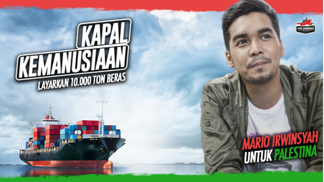 Mario Irwinsyah untuk Kapal Kemanusiaan