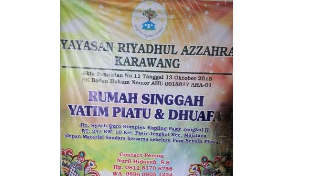 Bantu Yatim Piatu, Dhu'afa dan Jompo di Karawang