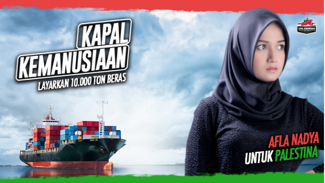 Aflan Nadya untuk Kapal Kemanusiaan