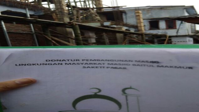 Galang Dana Pembangunan Mesjid