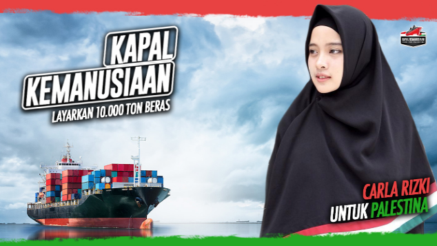 Carla Rizki untuk Kapal Kemanusiaan