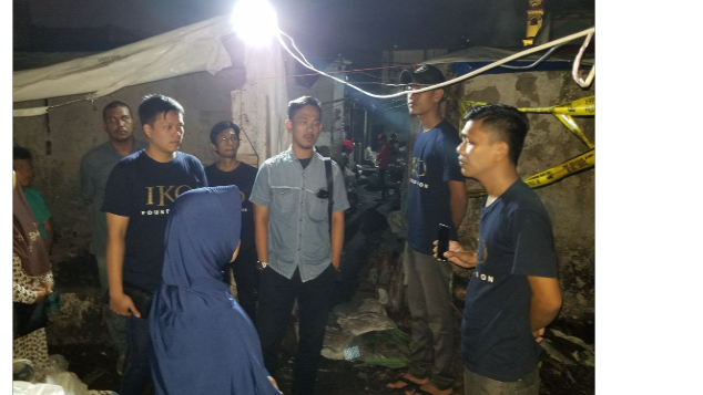 Bantuan untuk madrasah yatim piatu yang kebakaran