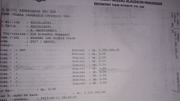 Bantuan untuk teman saya untuk kuliah
