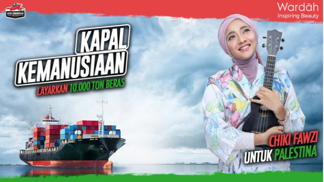 Chiki Fawzi untuk Kapal Kemanusiaan