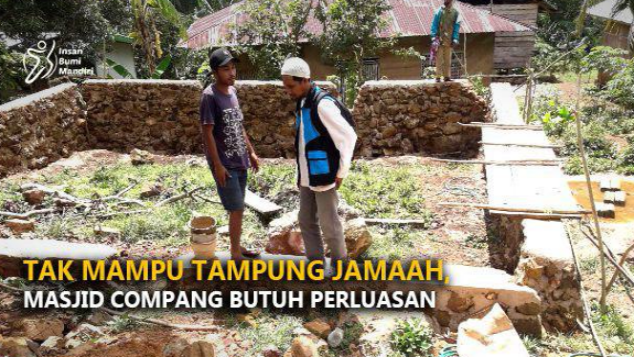 TAK MAMPU TAMPUNG JAMAAH, MASJID BUTUH PERLUASAN