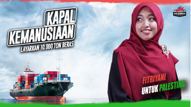 #Fitriyani untuk Kapal kemanusiaan Palestina