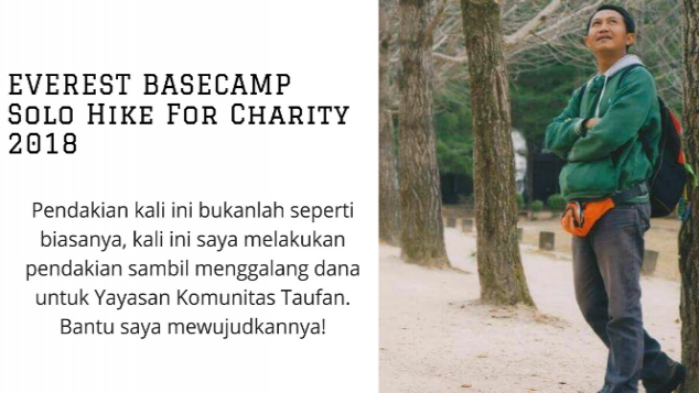 Everest Basecamp Solo Hike for Charity 2018