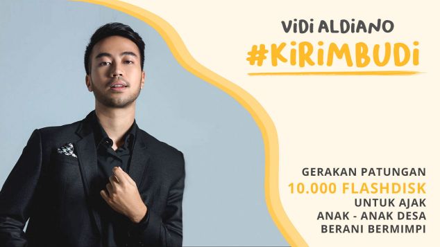 Vidi Aldiano Dukung Gerakan Kirim Budi