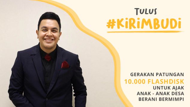 Tulus Dukung Gerakan Kirim Budi