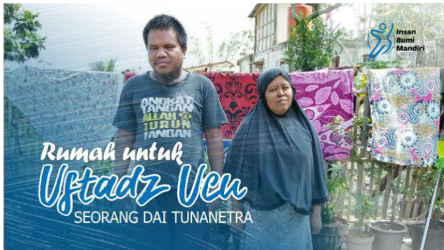 RUMAH UNTUK UST UCU, SEORANG DAI TUNANETRA