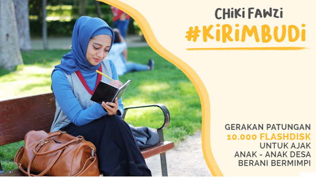 Chiki Fawzi Dukung Gerakan Kirim Budi