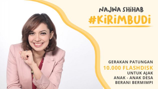 Najwa Shihab Dukung Gerakan Kirim Budi