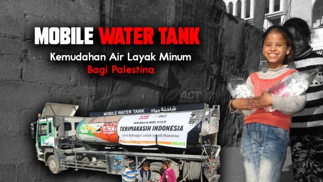 Patungan Sediakan Air Layak Minum Bagi Palestina