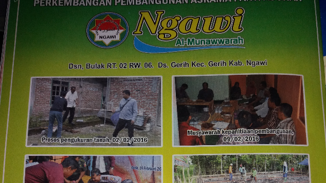 Bantu pembangunan Panti Asuhan di ngawi