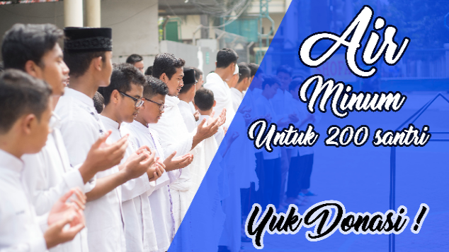 Mesin Air Minum untuk 200 Santri