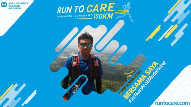 Harto Berlari 150 KM Demi 2.200 Anak Negeri