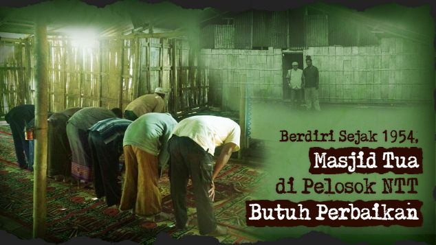 Bantu Perbaiki Masjid Pertama di Pelosok Alor, NTT