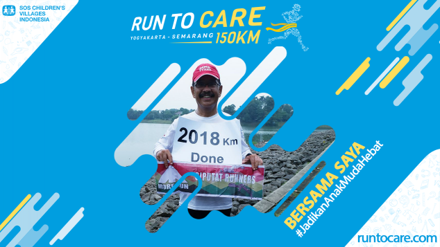 Paulus Berlari 150 KM Demi 2.200 Anak Negeri