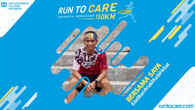 Yusias Berlari 150 KM Demi 2.200 Anak Negeri