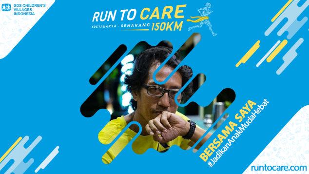 Ronny Berlari 150 KM Demi 2.200 Anak Negeri