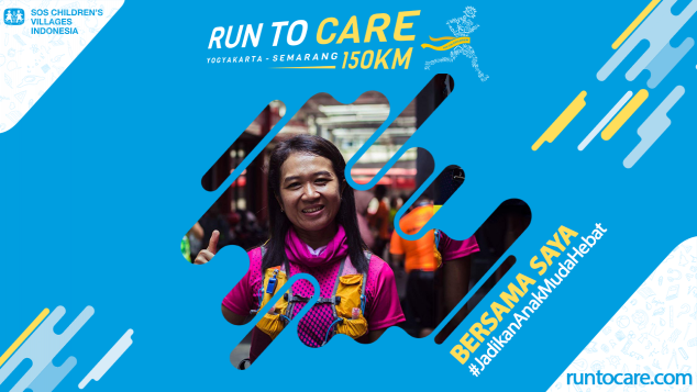 Ike Berlari 150 KM Demi 2.200 Anak Negeri