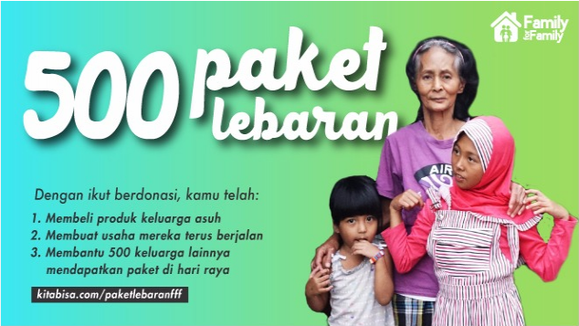 Paket Lebaran untuk Keluarga Asuh FamilyForFamily