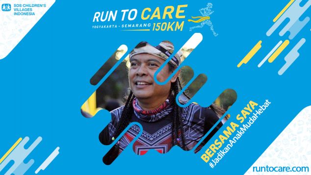 Andre Berlari 150 KM Demi 2.200 Anak Negeri