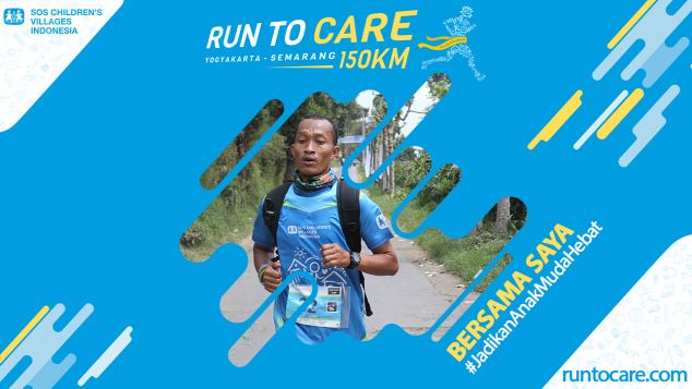 Suntoro Berlari 150 KM Demi 2.200 Anak Negeri