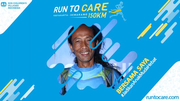 Cokro Berlari 150 KM Demi 2.200 Anak Negeri