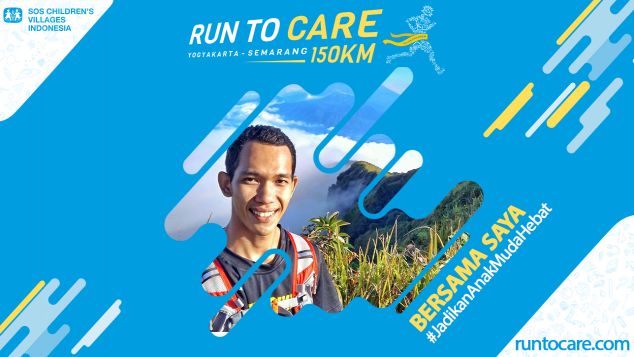 Ridwan Berlari 150 KM Demi 2.200 Anak Negeri