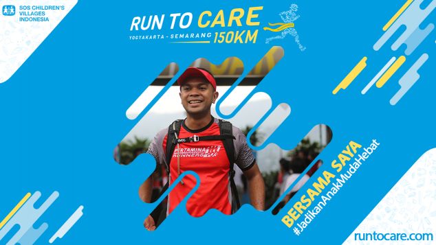 Stefanus Berlari 150 KM Demi 2.200 Anak Negeri
