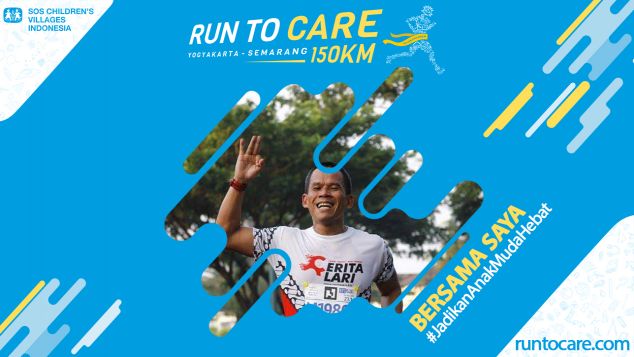 Erry Berlari 150 KM Demi 2.200 Anak Negeri