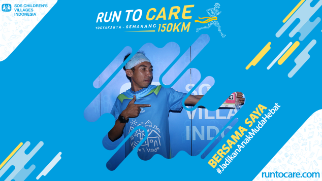 Bagus Berlari 150 KM Demi 2.200 Anak Negeri