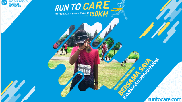 Aditya Rudy Berlari 150 KM Demi 2.200 Anak Negeri