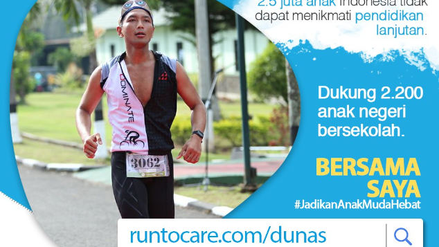 Bima Berlari 150 KM Demi 2.200 Anak Negeri