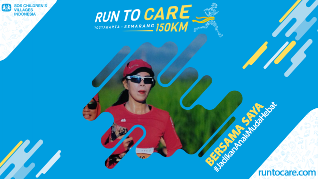 Frida Berlari 150 KM Demi 2.200 Anak Negeri