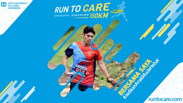 Clive Berlari 150 KM Demi 2.200 Anak Negeri