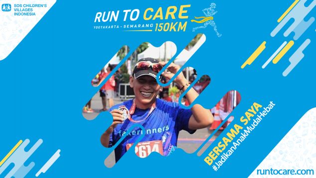 Rachardano Berlari 150 KM Demi 2.200 Anak Negeri
