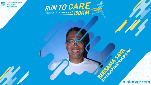 Aji Berlari 150 KM Demi 2.200 Anak Negeri