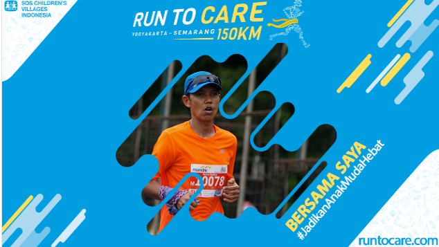 Fahmi Berlari 150 KM Demi 2.200 Anak Negeri