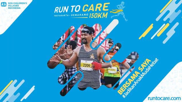 Beni Berlari 150 KM Demi 2.200 Anak Negeri
