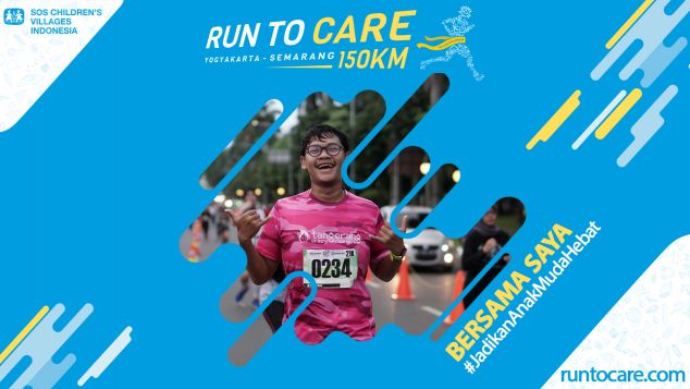 Dennis Berlari 150 KM Demi 2.200 Anak Negeri